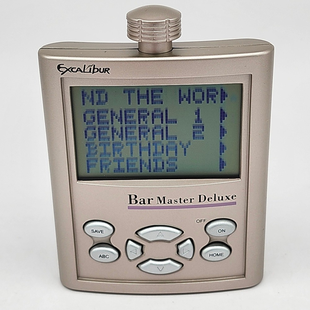 Excalibur Bar Master Deluxe Drink‎ Recipe Calculator Voice Sound Effects - Picture 3 of 9